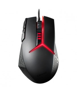 Lenovo Mouse Gaming Y Negro/Rojo