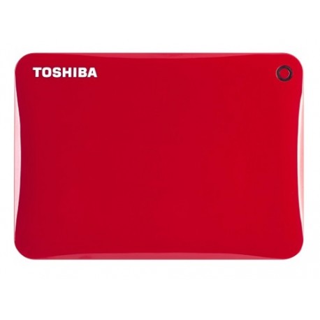Toshiba Disco duro Canvio Connect II USB 3.0 1 TB Rojo - Envío Gratuito