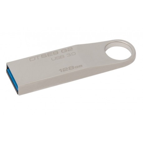 Kingston Memoria USB 3.0 DTSE9 G2 128 GB Plata - Envío Gratuito