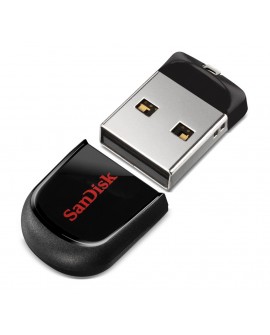 SanDisk Memoria USB Cruzer Fit 16 GB USB 2.0 Negro - Envío Gratuito