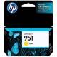 HP Cartucho de tinta 951 Amarillo