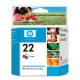 HP Cartucho de tinta 22 Tricolor