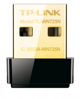 TP-LINK Adaptador de red USB Nano Inalámbrico N 150Mbps Dorado - Envío Gratuito