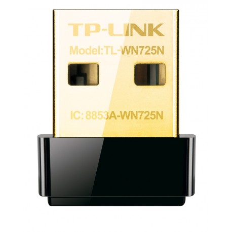 TP-LINK Adaptador de red USB Nano Inalámbrico N 150Mbps Dorado - Envío Gratuito