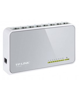 TP-LINK Switch de Escritorio de 8 Puertos de 10/100Mbps Blanco - Envío Gratuito
