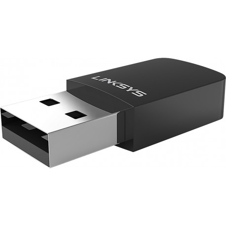 Linksys Adaptador USB AC600 Inal Mu-Mimo Negro - Envío Gratuito
