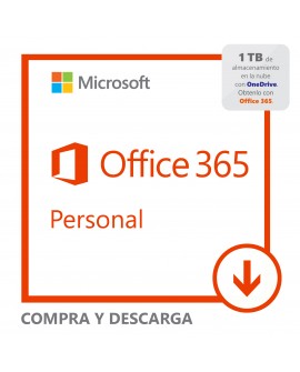 Software Descargable Microsoft Office 365 Personal Blanco - Envío Gratuito