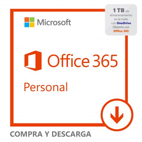 Software Descargable Microsoft Office 365 Personal Blanco - Envío Gratuito