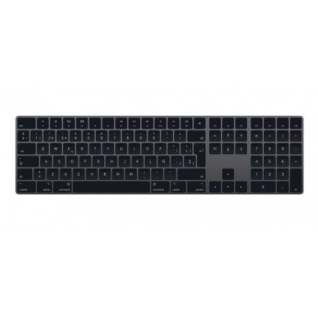 Apple Teclado Magic Keyboard con teclado numérico Gris Espacial - Envío Gratuito