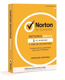 Norton Antivirus básico 1 Año 1 usuario - Envío Gratuito