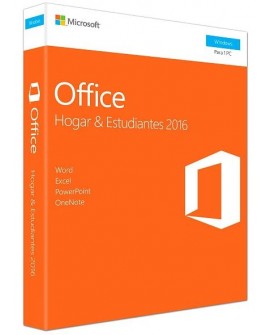 Microsoft Office 2016 Home Y Student 1 Usuario PC - Envío Gratuito