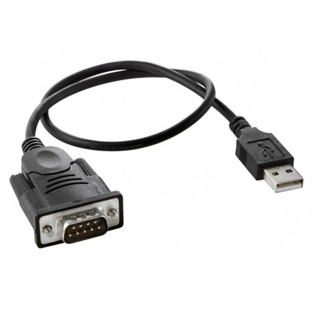 Insignia Adaptador Serial USB A RS 232 Negro - Envío Gratuito