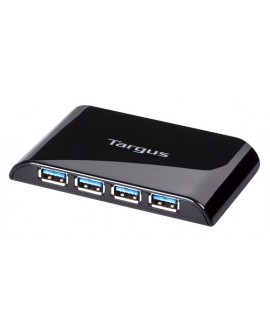 Targus HUB 4 puertos USB 3.0 Negro