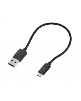 Insignia Cable de carga Sync Micro USB 15cm Negro