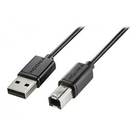 Insignia Cable USB 2.0 A/B 1.8 m Negro - Envío Gratuito