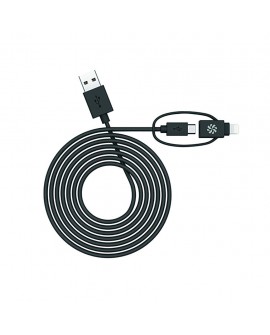 Kanex Cable Micro USB Lightning + USB de 1.2m Gris - Envío Gratuito