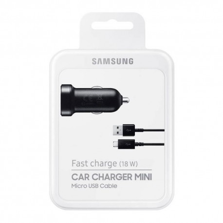 Samsung Mini cargador de coche Micro USB Negro - Envío Gratuito