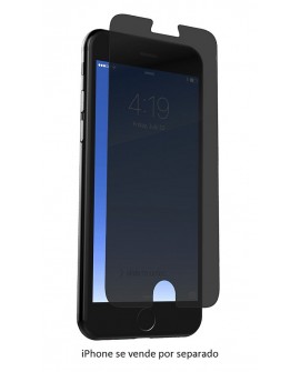 Zagg Mica de privacidad para iPhone 7 Transparente/Negro - Envío Gratuito