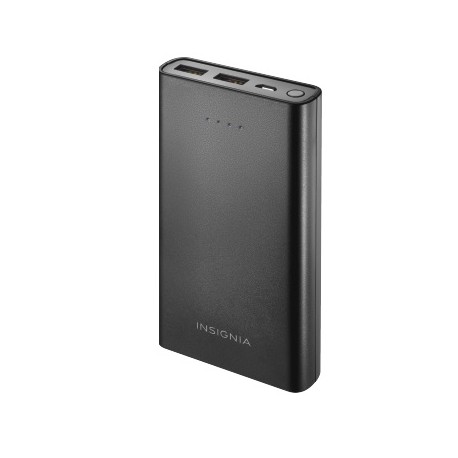 Insignia Batería Movil 15000 mAh 2 Puertos USB Negro - Envío Gratuito