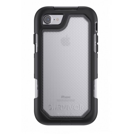 Griffin Funda Survivor Summit para iPhone 7 Transparente/Negro - Envío Gratuito