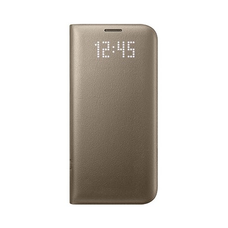 Samsung Funda Galaxy S7 Led View Cover Oro - Envío Gratuito