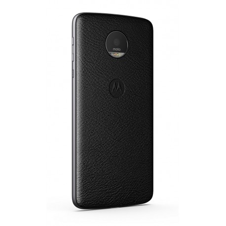 Motorola Cubierta Premium para Moto Z Black Leather Negro - Envío Gratuito