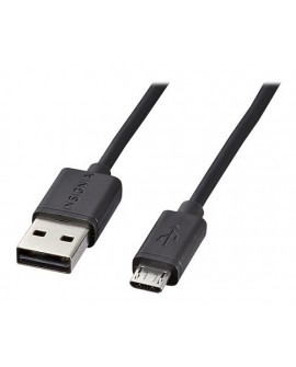 Insignia Cable Carga/Sinc Micro USB 4" Negro - Envío Gratuito