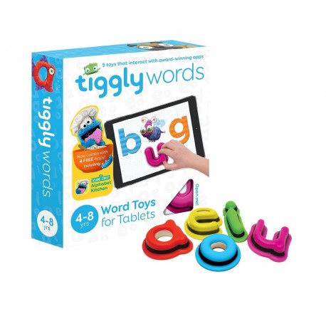 Tiggly Tiggly Palabras sistema de aprendizaje para iPad y Tablet Multicolor - Envío Gratuito