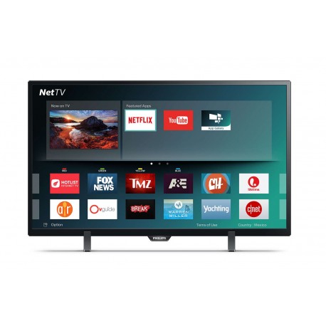 Philips Pantalla de 32" HD Smart TV Plana Negro - Envío Gratuito