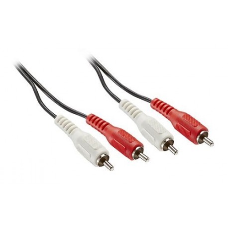 Insignia Cable audio estéreo RCA 1.8 metros Blanco y Rojo - Envío Gratuito