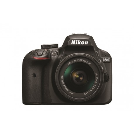 Nikon Cámara D3400 AF-P 18-55 DX VR Negra - Envío Gratuito