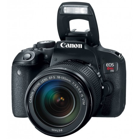 Canon Cámara EOS T7i EF-S 18-135 mm IS STM Negro - Envío Gratuito