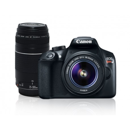 Canon Cámara EOS T6 EF-S 18-55mm DCIII +EF 75-300MM III - Envío Gratuito