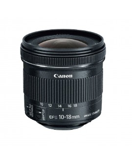Canon Lente EF-S 10-18 mm f/4.5-5.6 IS STM Negro - Envío Gratuito