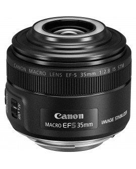 Canon Lente Macro EF-S 35mm f/2.8 IS STM Negro - Envío Gratuito