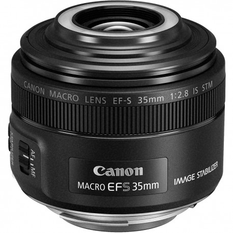 Canon Lente Macro EF-S 35mm f/2.8 IS STM Negro - Envío Gratuito