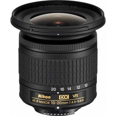 Nikon Lente AF-P DX 10-20mm f/4.5-5.6G VR Negro - Envío Gratuito
