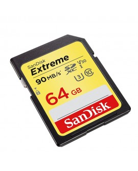 Sandisk Tarjeta SD Extreme UHS-I 64GB Negra - Envío Gratuito