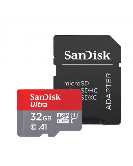 Sandisk Tarjeta Ultra MSD con adaptador A1 32GB Negro - Envío Gratuito