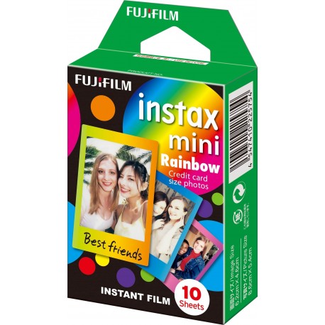 Fujifilm Película para cámara Instax Mini Rainbow - Envío Gratuito