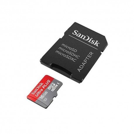 Sandisk Tarjeta Ultra MSD con adaptador 16GB Negro - Envío Gratuito