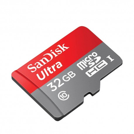 Sandisk Tarjeta Ultra MSD con adaptador 32GB Negro - Envío Gratuito