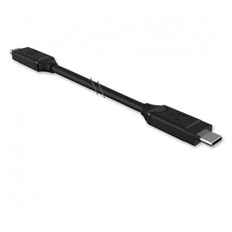 Qmadix Cable USB 3.1 de 1 metro de USB-C a USB-C Negro - Envío Gratuito