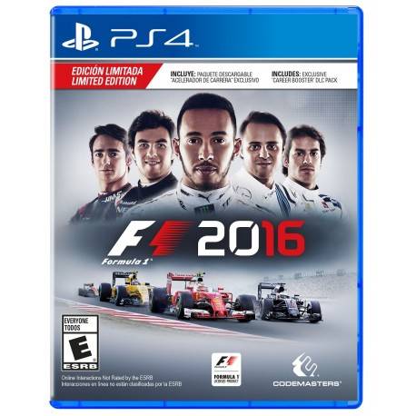 PS4 F1 2016: Limited Edition Vehículos - Envío Gratuito