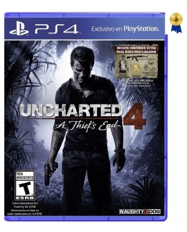 PS4 Uncharted 4: A Thief´s End Acción y aventura - Envío Gratuito