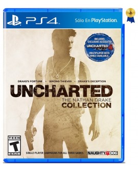 PS4 Uncharted: The Nathan Drake Collection Acción y aventura - Envío Gratuito