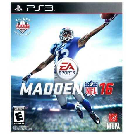 PS3 Madden NFL 16 Deportes - Envío Gratuito