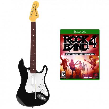 Rock Band 4 Wireless Fender Stratocaster Guitar Controller Bundle Xbox One - Envío Gratuito