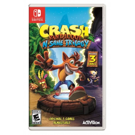 Nintendo Switch Crash Bandicoot N-Sane Trilogy Aventura - Envío Gratuito