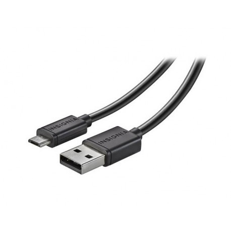 Insignia Cable micro USB 10" para PS4 Negro - Envío Gratuito